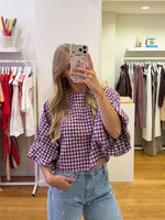 Lizzy blouse vichy purple