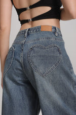 Heart jeans