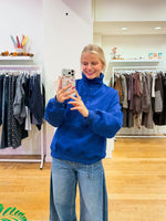 Blue fleece