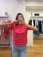 Gigi knitted top pink