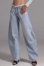 Lace glitter jeans pre-order