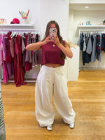 Balloon pants crème