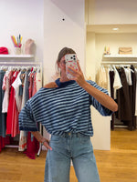 Halter sweater stripes