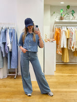 Striped jeans