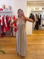 Linnen halter dress