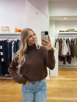 Soft colle longsleeve brown