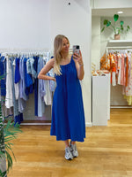 Tetra dress kobalt