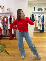 Polka balloon jeans