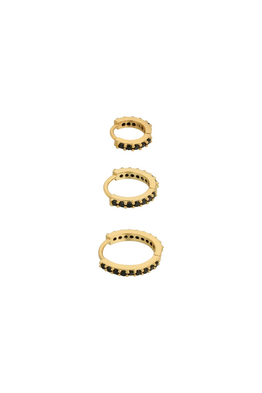 Set of circles black