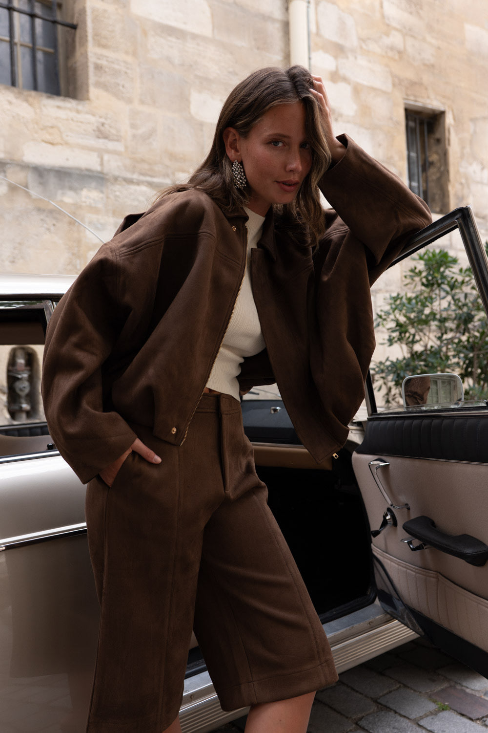 Suède jacket brown PRE-ORDER