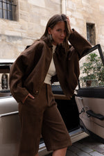 Suède jacket brown PRE-ORDER
