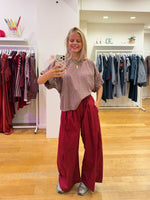 Bordeaux vichy top