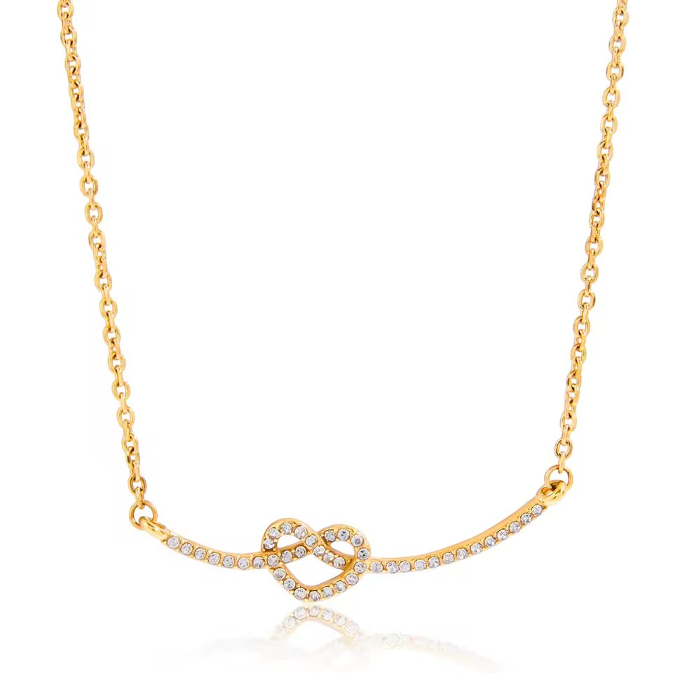 Sparkling heart necklace