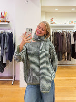 Halter sweater kaki