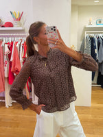 Violetta blouse brown