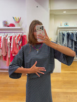 Navy striped tee