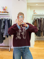 Fish sweat bordeaux