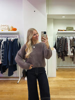 Mohair sweater taupe