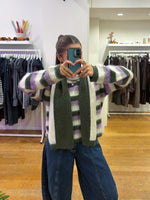 Cosy sweater & scarf lila