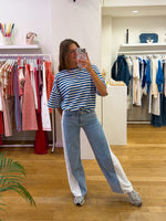 Funky lace jeans