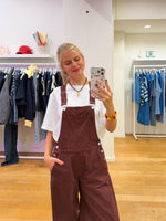 Salopette burgundy