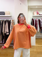 Funky longsleeve pink & yellow