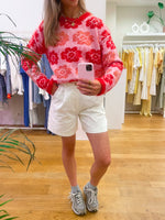 Vintage flower sweat