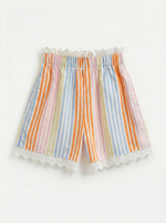 Stripe & lace set