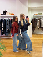 Debardeur navy+ lace top