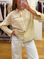 Yellow beach chemise