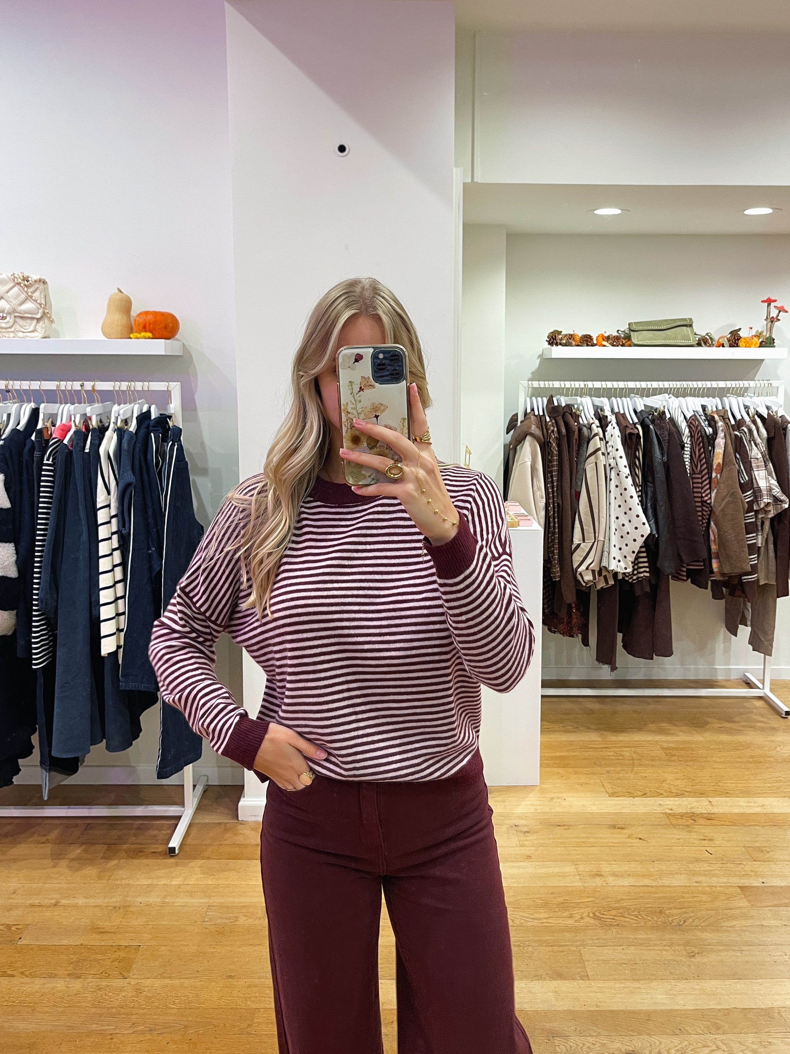 Cashmere lined bordeaux