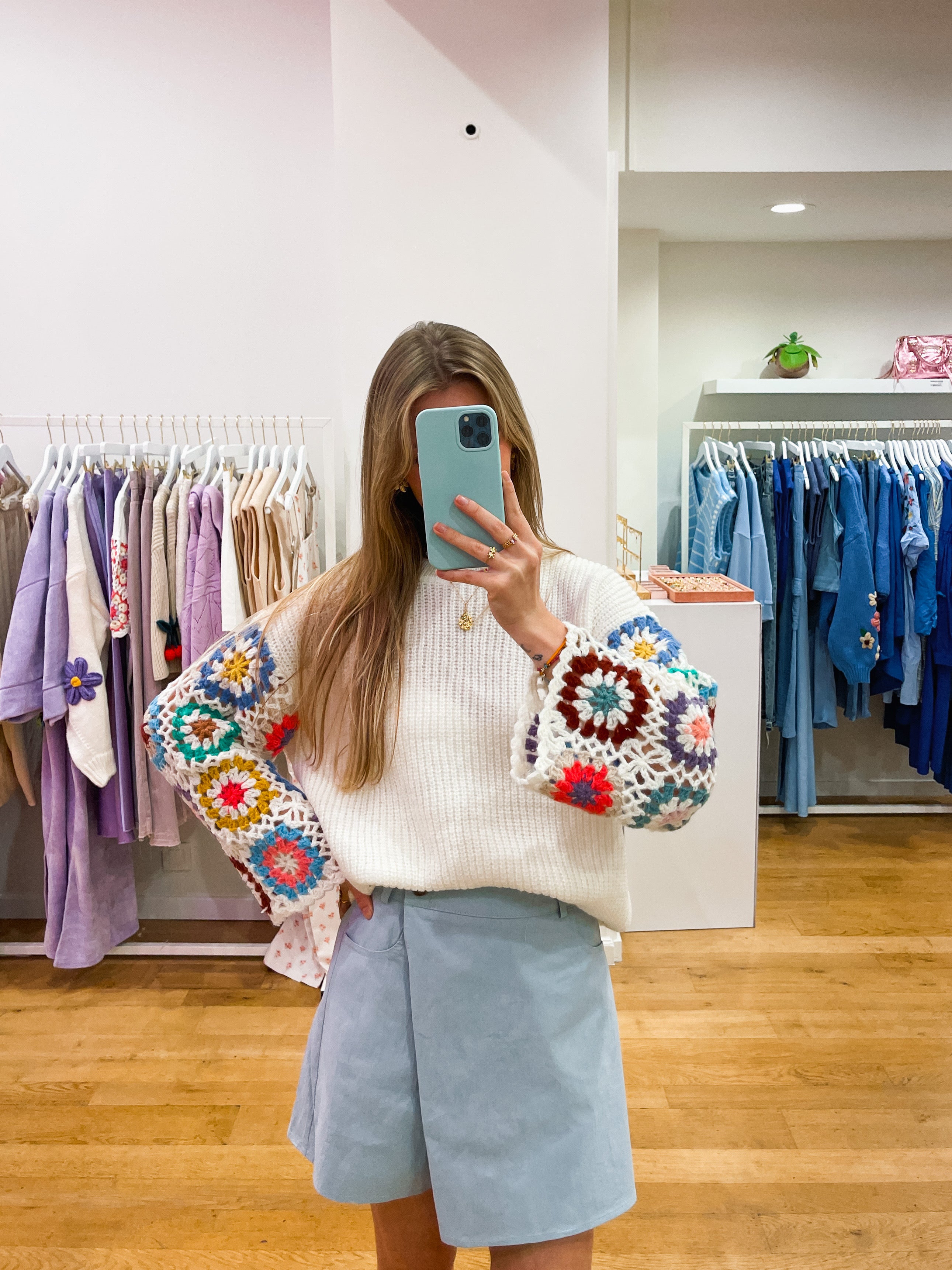 Crochet sweater