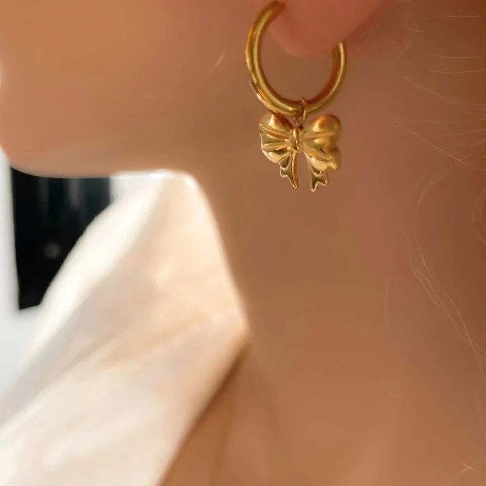 Bow earrings small