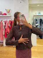 Brown kiara top longsleeve