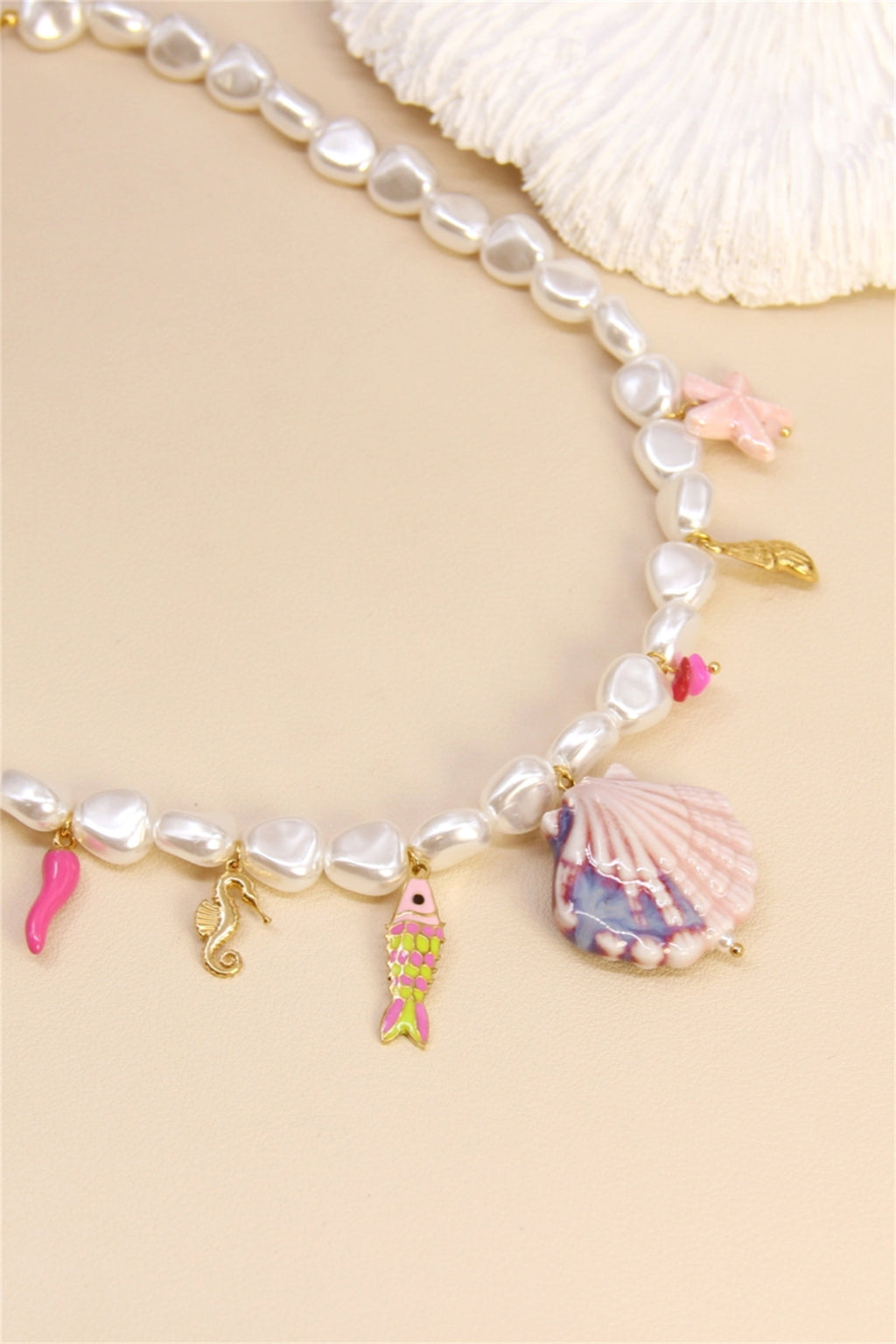 Funky shell necklace