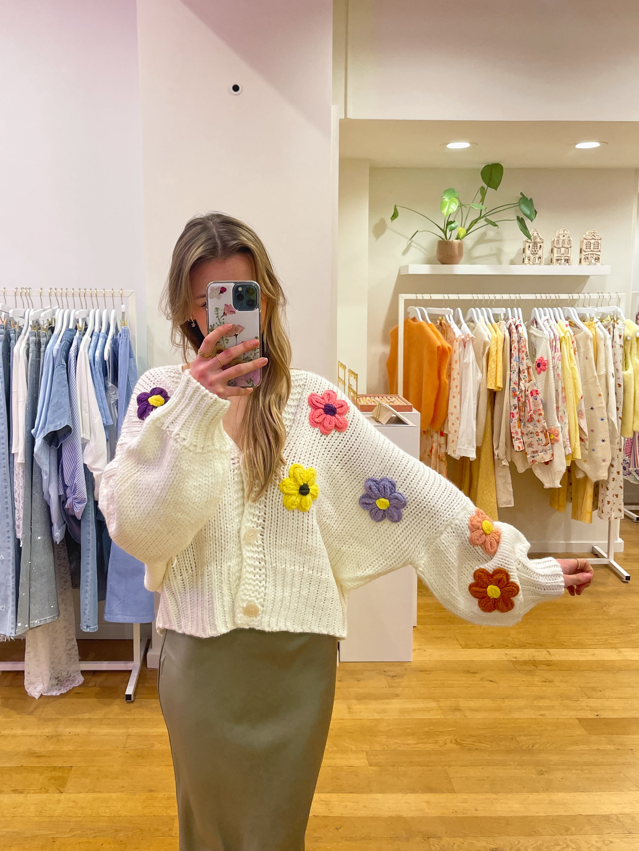 Flower cardigan