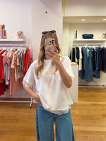 Lace tee white pre-order