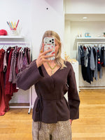 Brown zita top
