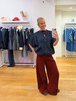 Burgundy pantalon