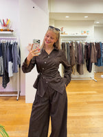 Jeans set brown