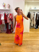 Flower dress orange