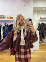 Lola jacket aubergine