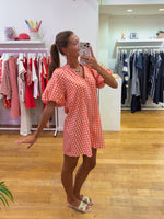 Cotton dress orange