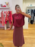 Skirt moment bordeaux