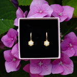 Vintage flower earrings