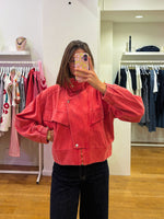 Jeans jacket red pre-order