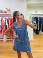 Jeans dress bling