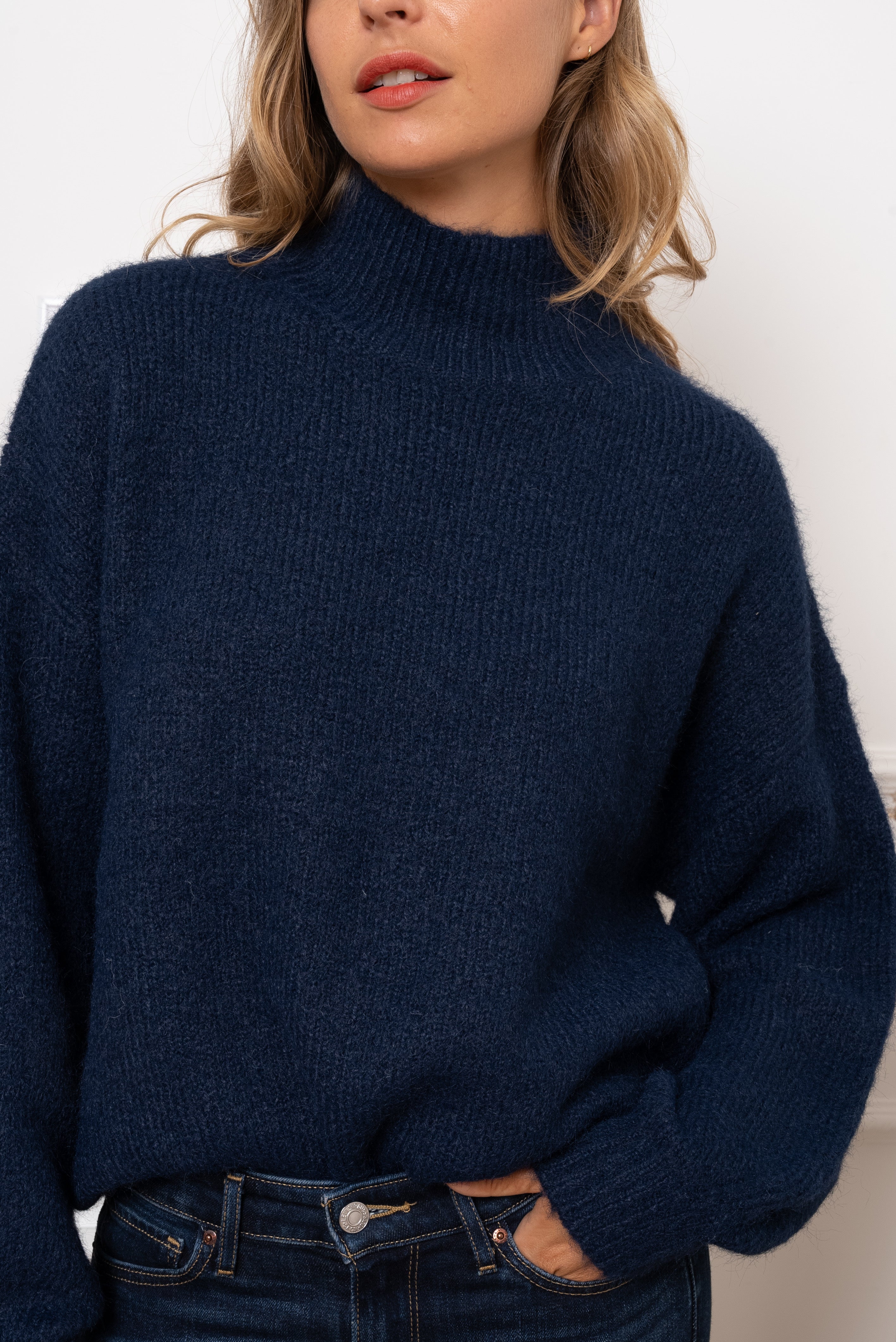Navy blue sweater