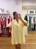 Cotton dress sunshine yellow