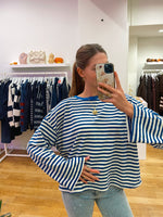 Longsleeve wide kobalt